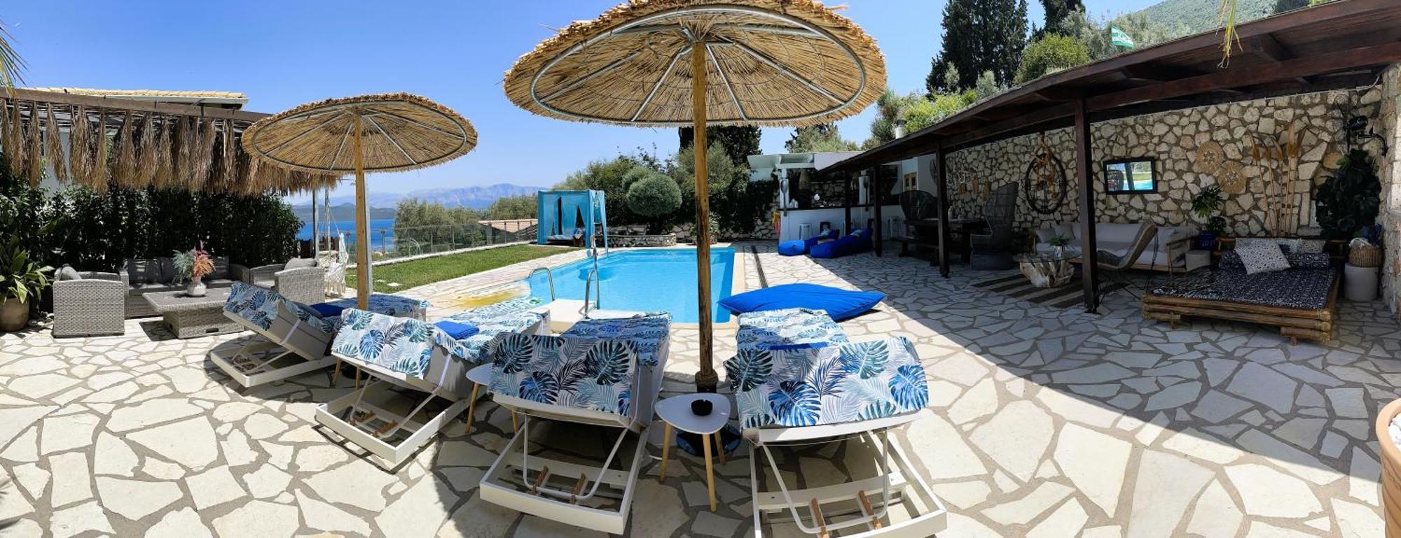 Luxury Villa Athina ニキアナ エクステリア 写真